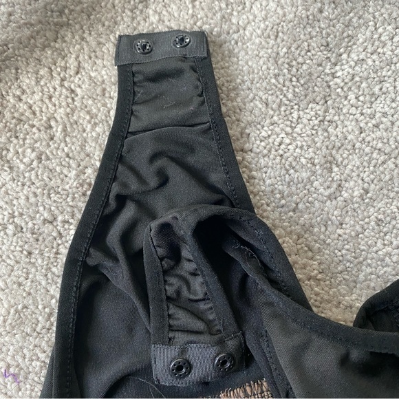 Good American Satin Wrap Bodysuit Leopard Print - Size 0 (XS) - Picture 13 of 14